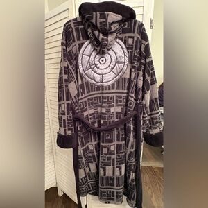 Star Wars Black and Gray Hooded Robe with Belt